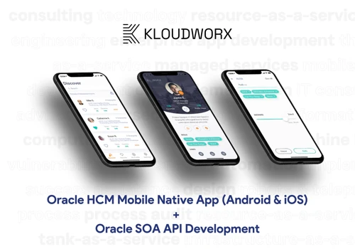 Oracle HCM Mobile App Development + Oracle SOA API