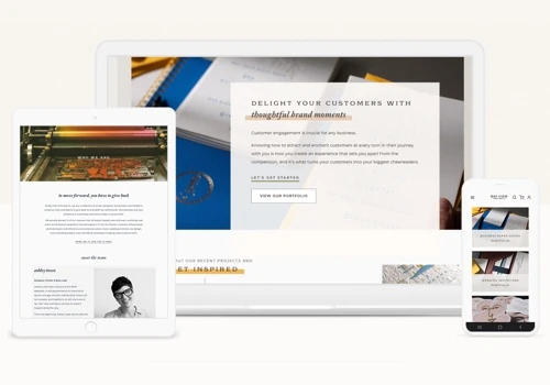 Designing an online print shop