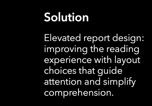 Report design