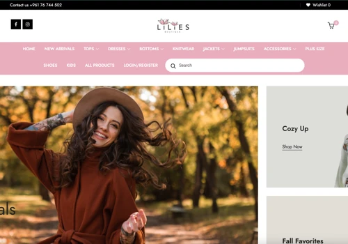 Clothing E-Commerce Website