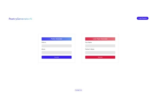 Poetry Generator - (AI & Creative Writing)