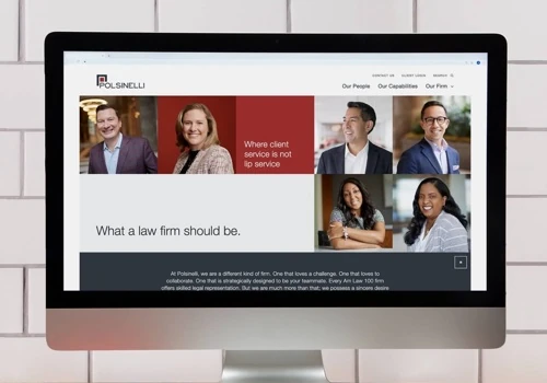 Website for Am Law 100 firm with 1000+ attorneys