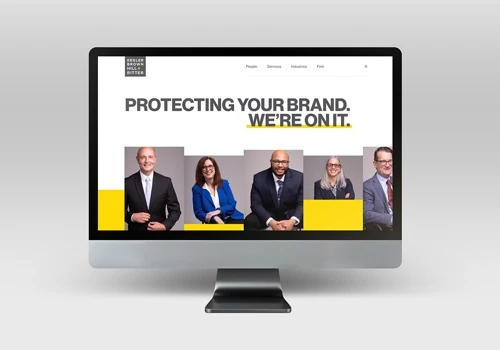 Website and brand design for Midwest law firm