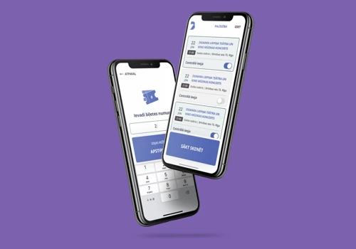 Mobile app for ticket and C19 certificate scanning
