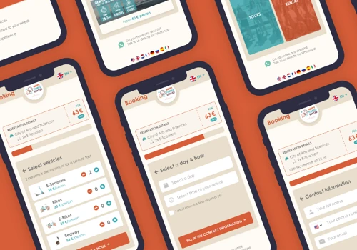 High Impact Landing Page for Tours Rental