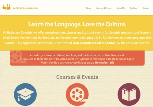 Battersea Spanish - Custom WordPress