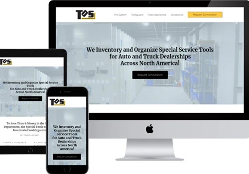 Website Design for Manufacturing Company