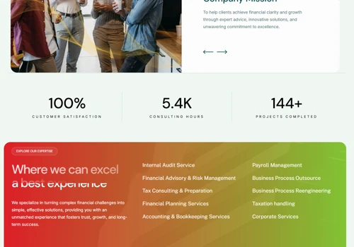 Financial Consulting Website