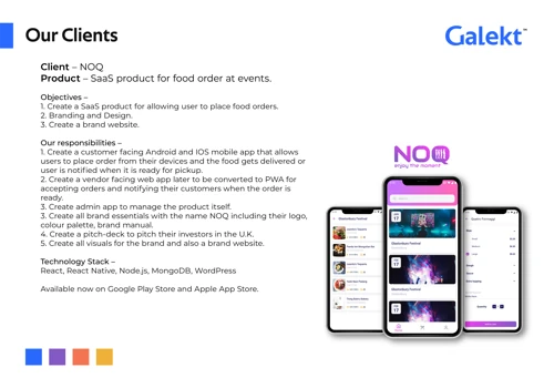 NOQ - Event Centric POS and Payments