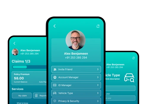 Cross-platform insurance app for drivers