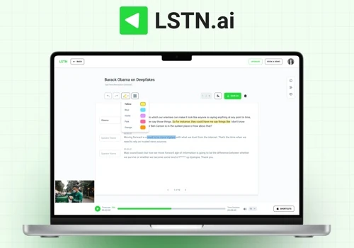 Audio or Video into  Transcription