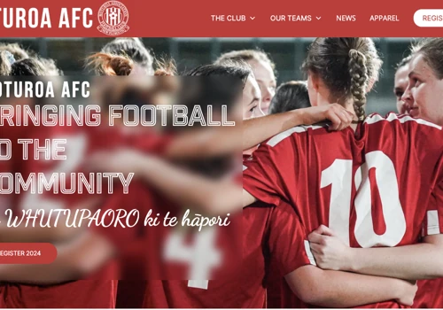 Website design & build for community football club