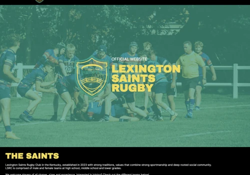 Lexington Saints Rugby Website