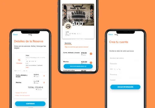 Hairfy UX/UI and Hybrid Development