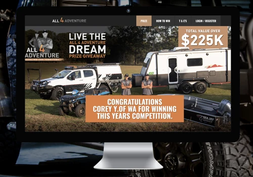 All 4 Adventure Competition Web App