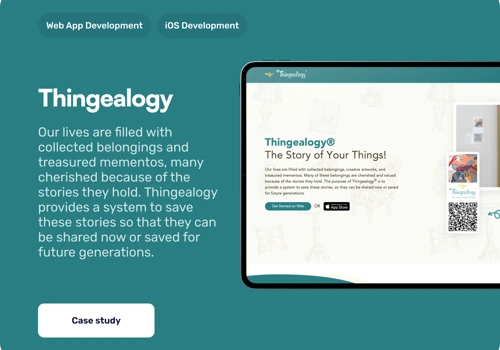 Thingealogy Native iPhone & Web-App Development