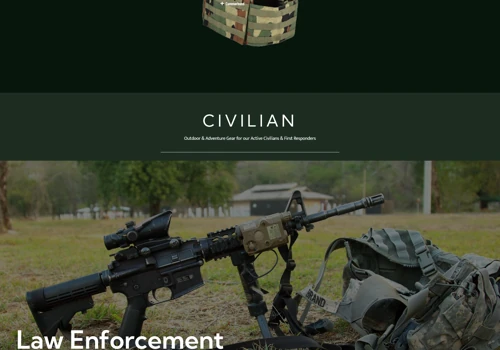Defence Safety Product display website