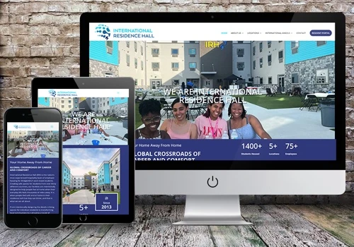 International Residence Hall Web Design