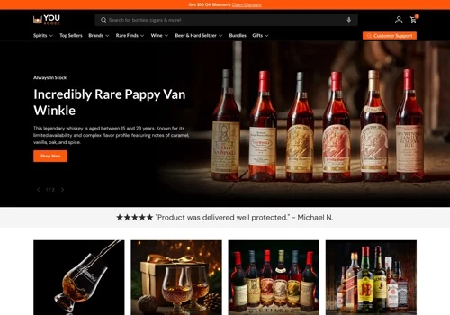 Youbooze | Custom Theme Redesign