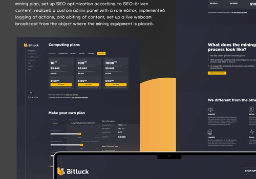 Bitluck – full-cycle software development