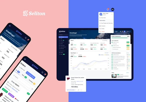 ESeliton -  e-commerce Software UI/UX Design