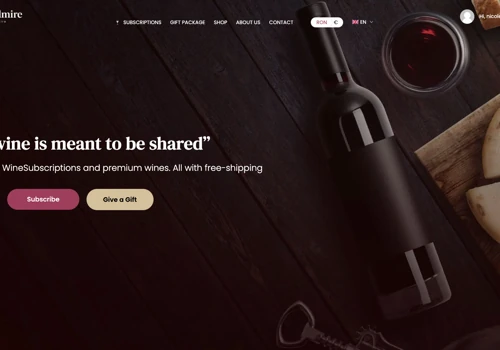 Wine Admire E-commerce platform & marketplaces int