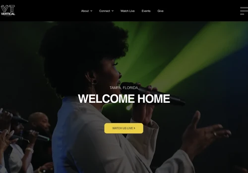 Vertical Tampa Website Redesign