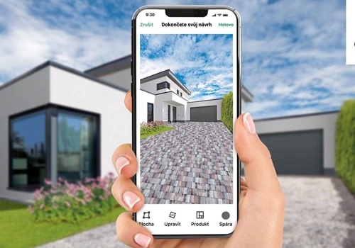 Mobile app with AR to design your own terrace