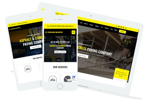 Web Development and SEO for Burnaby Blacktop