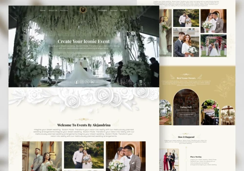 Event Planner Website Revamp