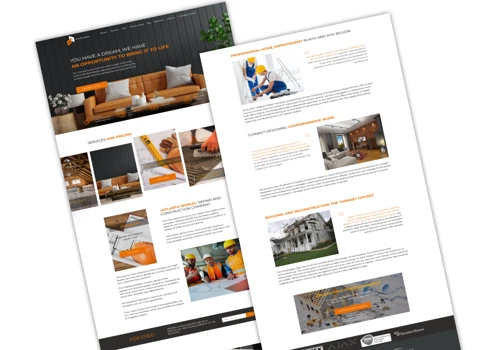 Website Design for a Сonstruction Сompany