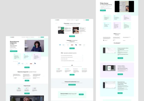 Scanye: UX / UI, Web Design and Web Development