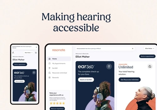 Resonate Health: Customer Dashboard
