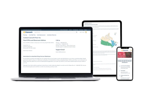 Cancork - Website Development