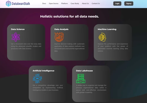 Subscription based data analytics plateform.