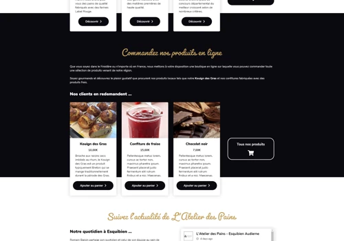 Bakery website