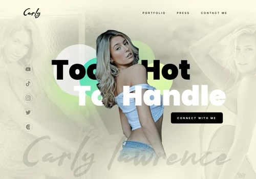 WordPress portfolio website