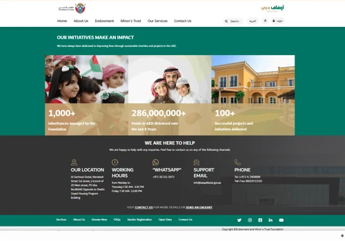 Awqaf Dubai SharePoint Intranet