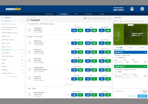 Sports Betting Exchange
