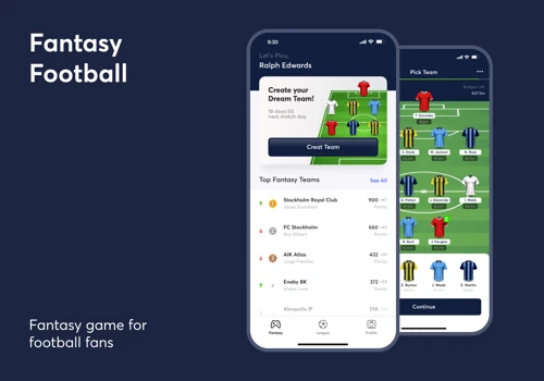 Fantasy game for football fans
