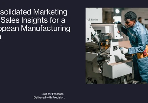 Consolidated Marketing and Sales Insights