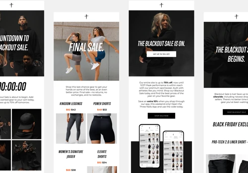 505% YoY increase in email campaign revenue