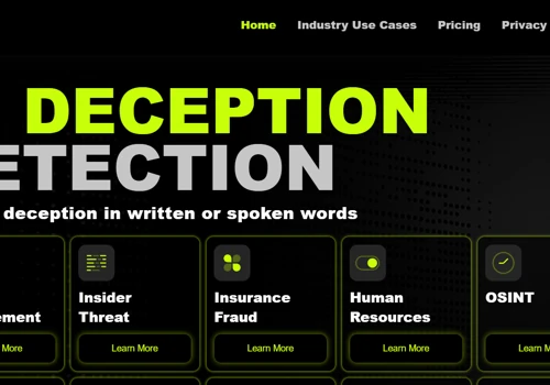 Deceptio.ai – Sleek, Smart, and Slightly Suspiciou