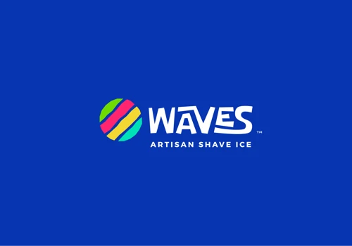 Logo design for a funky Shave Ice brand