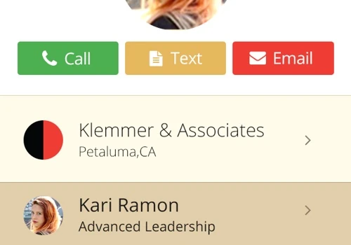 Training and event management app