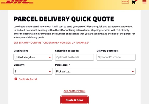 UK Parcel Return API