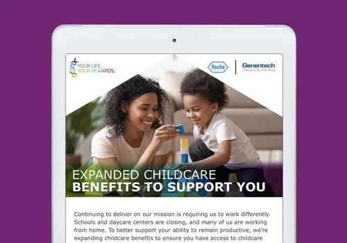 Genentech E-mail Campaign