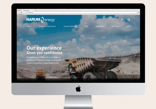 Harum Energy Tbk. Website