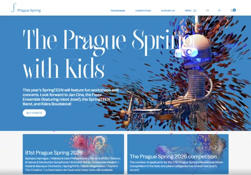 Prague Spring web development