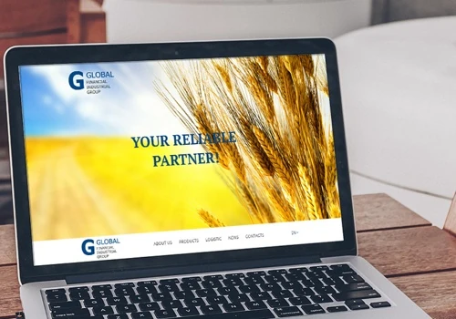 Website for the leading Ukrainian grain trader